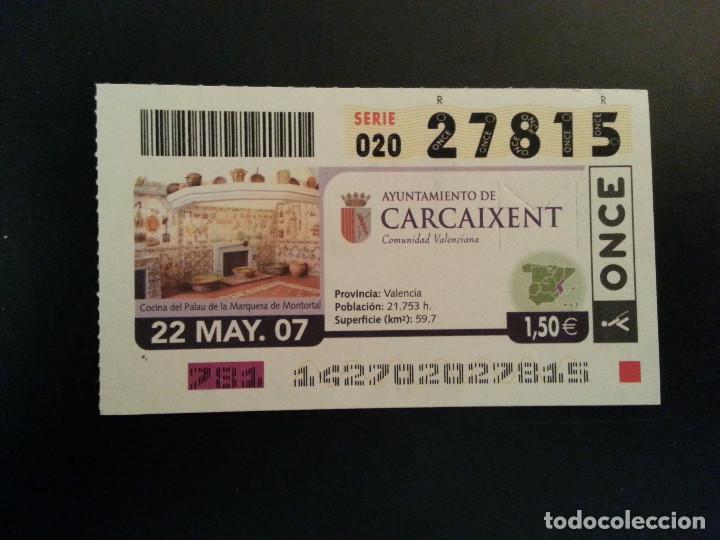 Billets ONCE: CUPON ONCE. 22/05/07