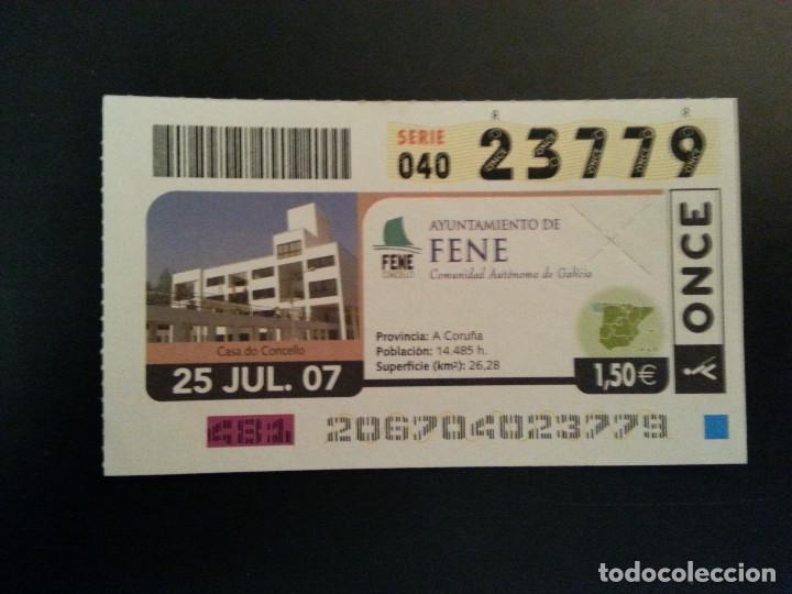 Billets ONCE: CUPON ONCE. 25/07/07