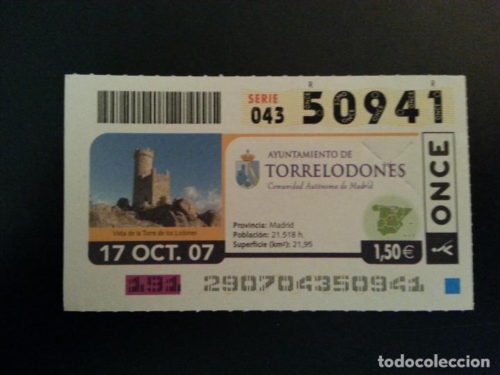 Billets ONCE: CUPON ONCE. 17/10/07