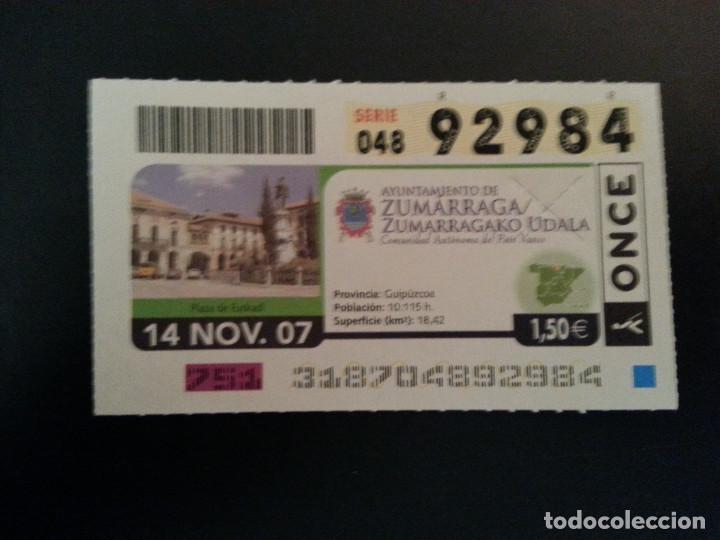 Coupon ONCE: CUPON ONCE. 14/11/07