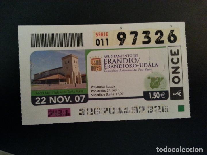 Billets ONCE: CUPON ONCE. 22/11/07