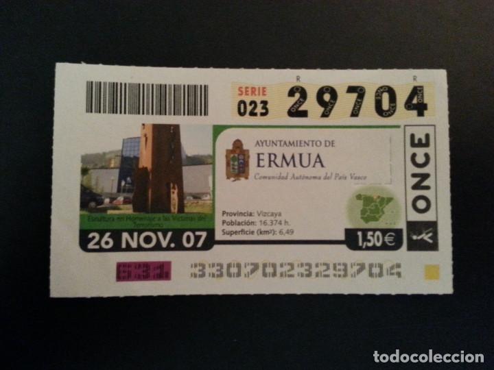 Coupon ONCE: CUPON ONCE. 26/11/07