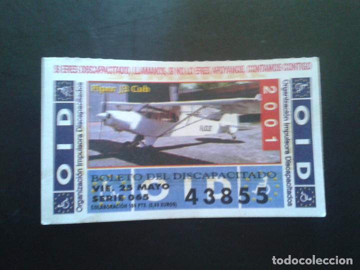 ONCE Coupons: CUPON OID (ORGANIZACI&Oacute;N IMPULSORA DISCAPACITADOS). 25/05/2001