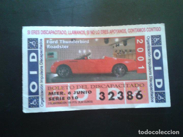 ONCE Coupons: CUPON OID (ORGANIZACI&Oacute;N IMPULSORA DISCAPACITADOS). 06/06/2001