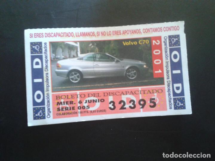 Billets ONCE: CUPON OID (ORGANIZACI&Oacute;N IMPULSORA DISCAPACITADOS). 06/06/2001