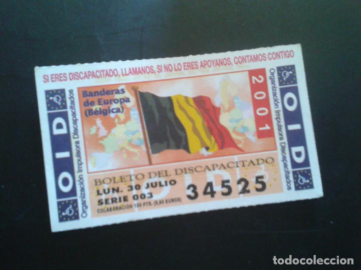 Coupon ONCE: CUPON OID (ORGANIZACI&Oacute;N IMPULSORA DISCAPACITADOS). 30/07/2001