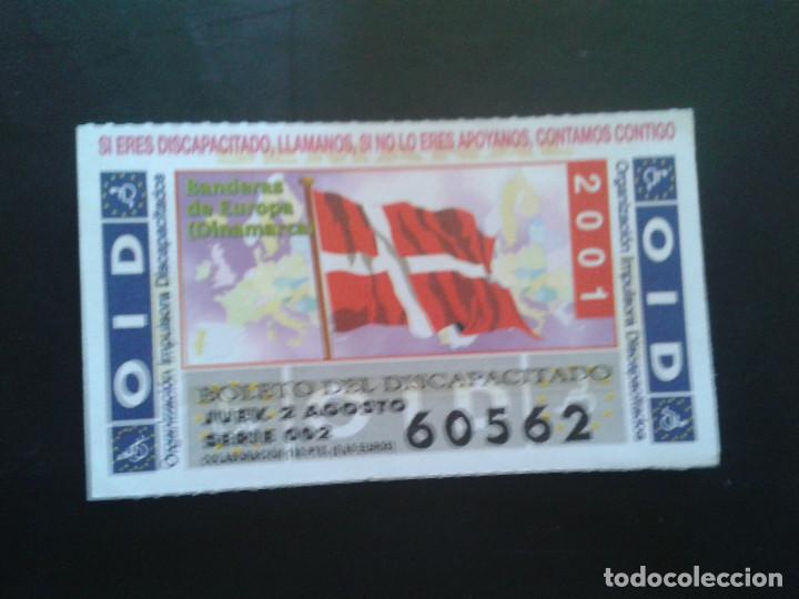 ONCE Coupons: CUPON OID (ORGANIZACI&Oacute;N IMPULSORA DISCAPACITADOS). 02/08/2001