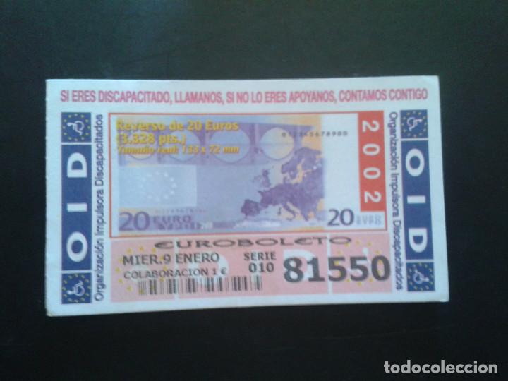 ONCE Coupons: CUPON OID (ORGANIZACI&Oacute;N IMPULSORA DISCAPACITADOS). 09/01/2002