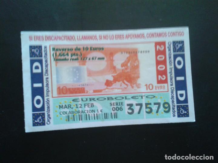 Coupon ONCE: CUPON OID (ORGANIZACI&Oacute;N IMPULSORA DISCAPACITADOS). 12/02/2002