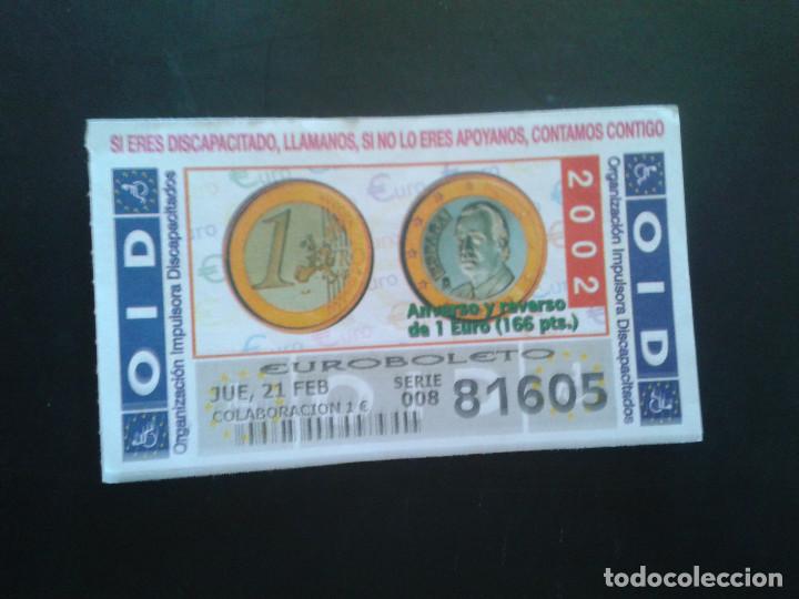 ONCE Coupons: CUPON OID (ORGANIZACI&Oacute;N IMPULSORA DISCAPACITADOS). 21/02/2002