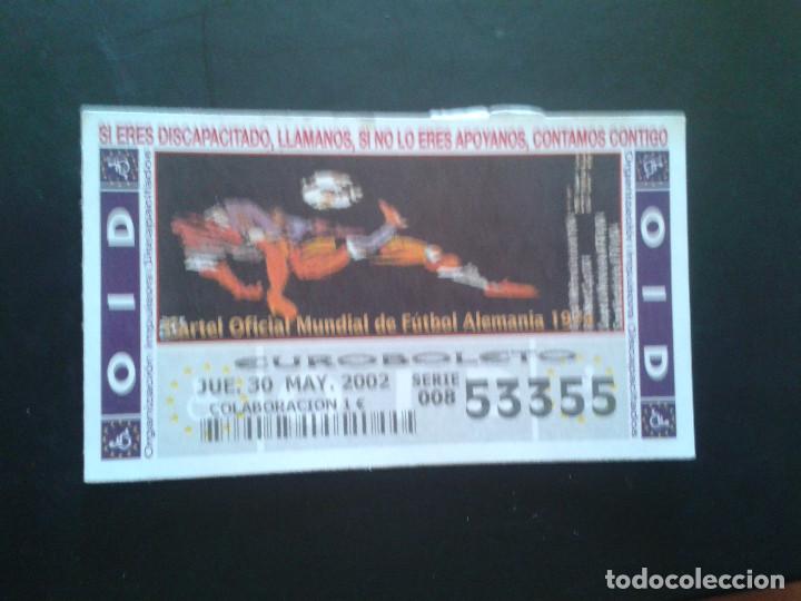 Coupon ONCE: CUPON OID (ORGANIZACI&Oacute;N IMPULSORA DISCAPACITADOS). 30/05/2002