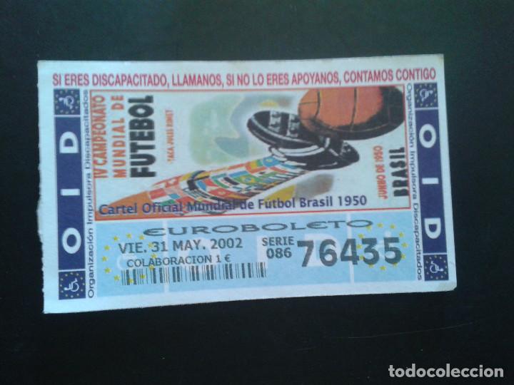 ONCE Coupons: CUPON OID (ORGANIZACI&Oacute;N IMPULSORA DISCAPACITADOS). 31/05/2002