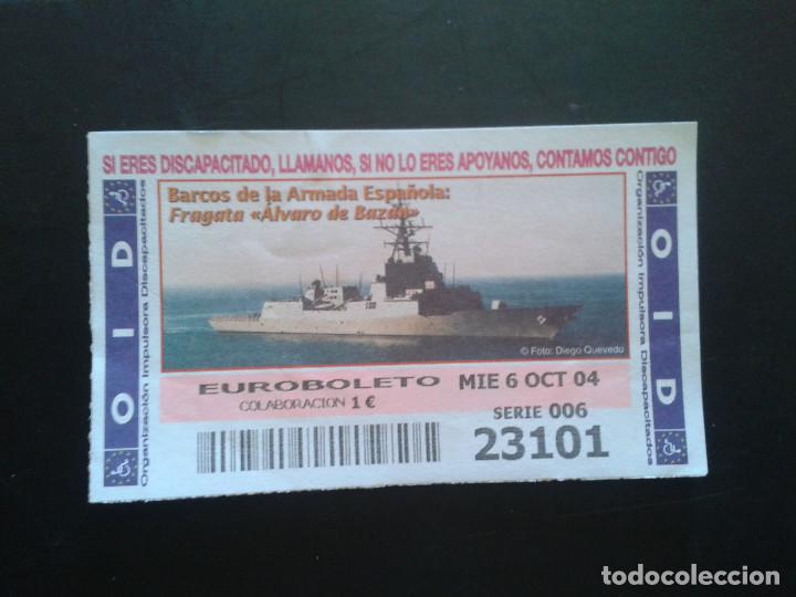 ONCE Coupons: CUPON OID (ORGANIZACI&Oacute;N IMPULSORA DISCAPACITADOS). 06/10/2004