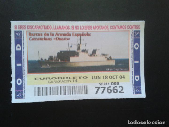 ONCE Coupons: CUPON OID (ORGANIZACI&Oacute;N IMPULSORA DISCAPACITADOS). 18/10/2004
