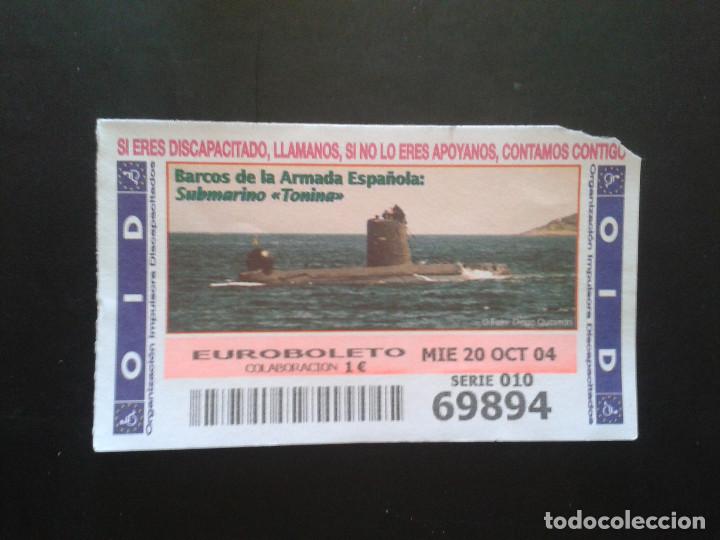 ONCE Coupons: CUPON OID (ORGANIZACI&Oacute;N IMPULSORA DISCAPACITADOS). 20/10/2004