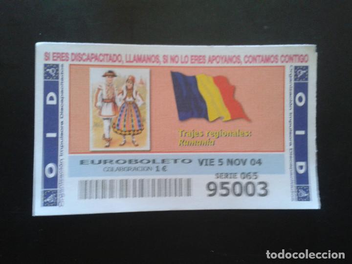 Coupon ONCE: CUPON OID (ORGANIZACI&Oacute;N IMPULSORA DISCAPACITADOS). 05/11/2004