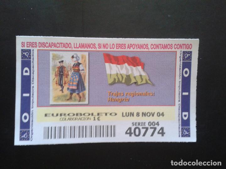 ONCE Coupons: CUPON OID (ORGANIZACI&Oacute;N IMPULSORA DISCAPACITADOS). 08/11/2004