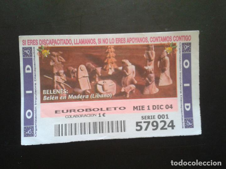 ONCE Coupons: CUPON OID (ORGANIZACI&Oacute;N IMPULSORA DISCAPACITADOS). 01/12/2004