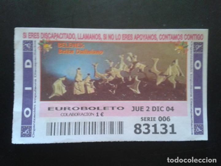 ONCE Coupons: CUPON OID (ORGANIZACI&Oacute;N IMPULSORA DISCAPACITADOS). 02/12/2004