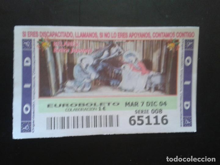 Coupon ONCE: CUPON OID (ORGANIZACI&Oacute;N IMPULSORA DISCAPACITADOS). 07/12/2004
