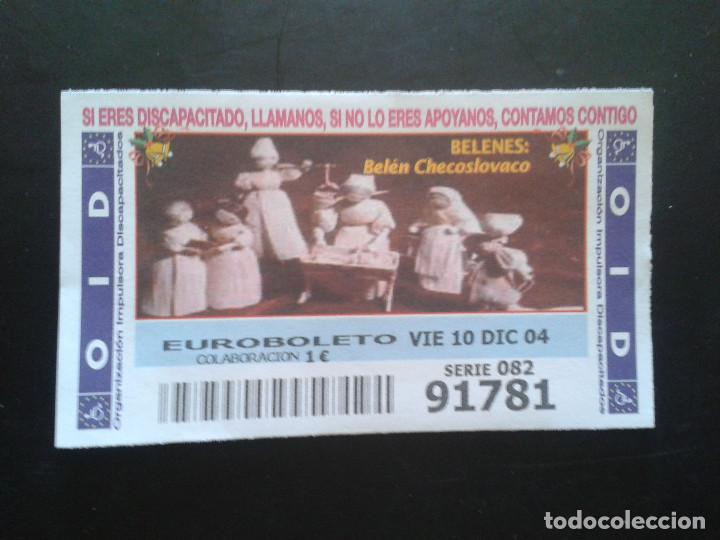 ONCE Coupons: CUPON OID (ORGANIZACI&Oacute;N IMPULSORA DISCAPACITADOS). 10/12/2004