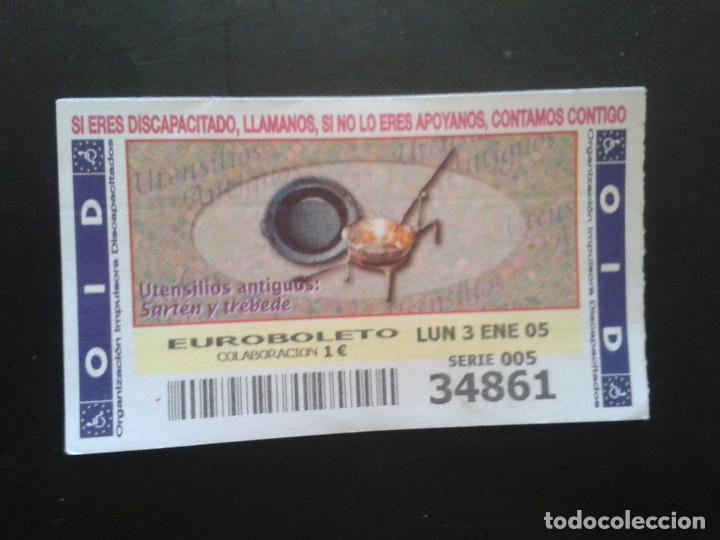 Coupon ONCE: CUPON OID (ORGANIZACI&Oacute;N IMPULSORA DISCAPACITADOS). 03/01/2005