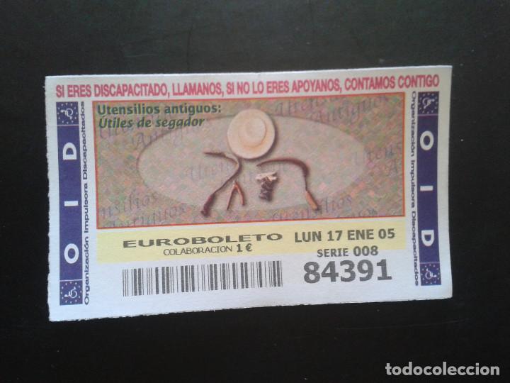 Coupon ONCE: CUPON OID (ORGANIZACI&Oacute;N IMPULSORA DISCAPACITADOS). 17/01/2005