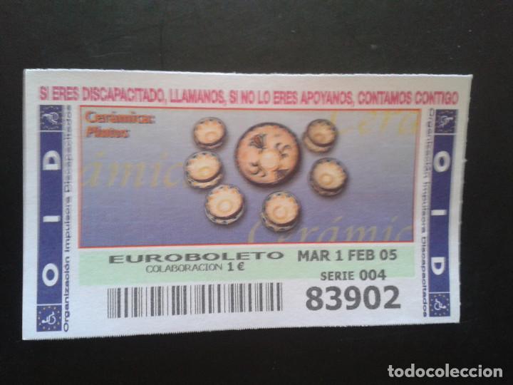 Coupon ONCE: CUPON OID (ORGANIZACI&Oacute;N IMPULSORA DISCAPACITADOS). 01/02/2005