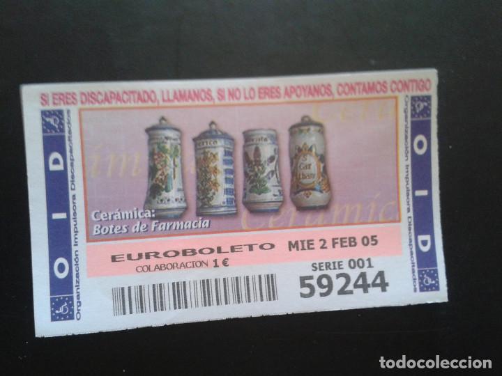 Coupon ONCE: CUPON OID (ORGANIZACI&Oacute;N IMPULSORA DISCAPACITADOS). 02/02/2005