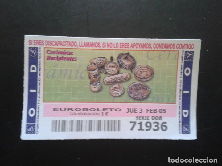 ONCE Coupons: CUPON OID (ORGANIZACI&Oacute;N IMPULSORA DISCAPACITADOS). 03/02/2005