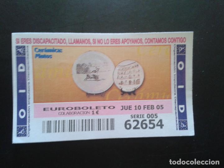 Coupon ONCE: CUPON OID (ORGANIZACI&Oacute;N IMPULSORA DISCAPACITADOS). 10/02/2005
