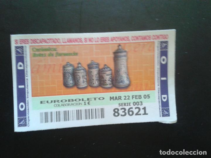 ONCE Coupons: CUPON OID (ORGANIZACI&Oacute;N IMPULSORA DISCAPACITADOS). 22/02/2005