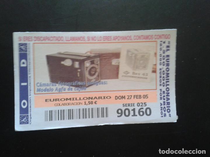 Coupon ONCE: CUPON OID (ORGANIZACI&Oacute;N IMPULSORA DISCAPACITADOS). 27/02/2005