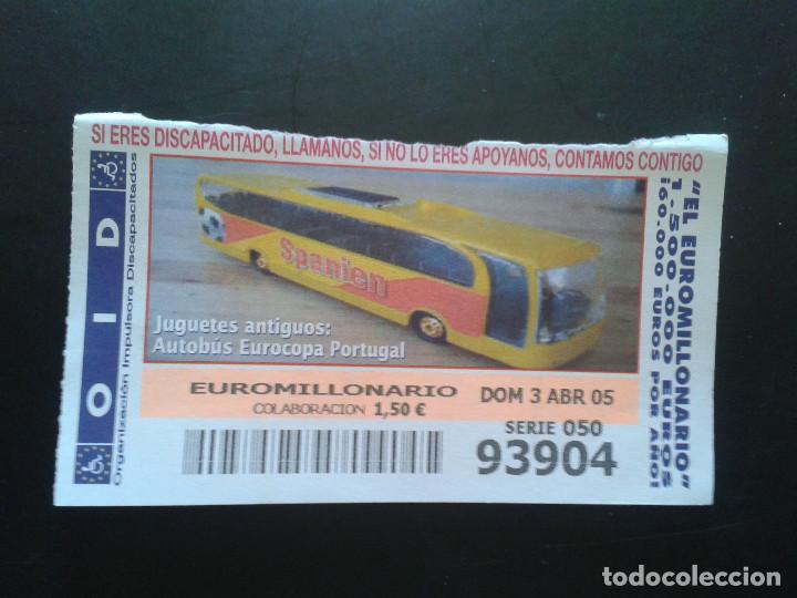 Coupon ONCE: CUPON OID (ORGANIZACI&Oacute;N IMPULSORA DISCAPACITADOS). 0.3/04/2005