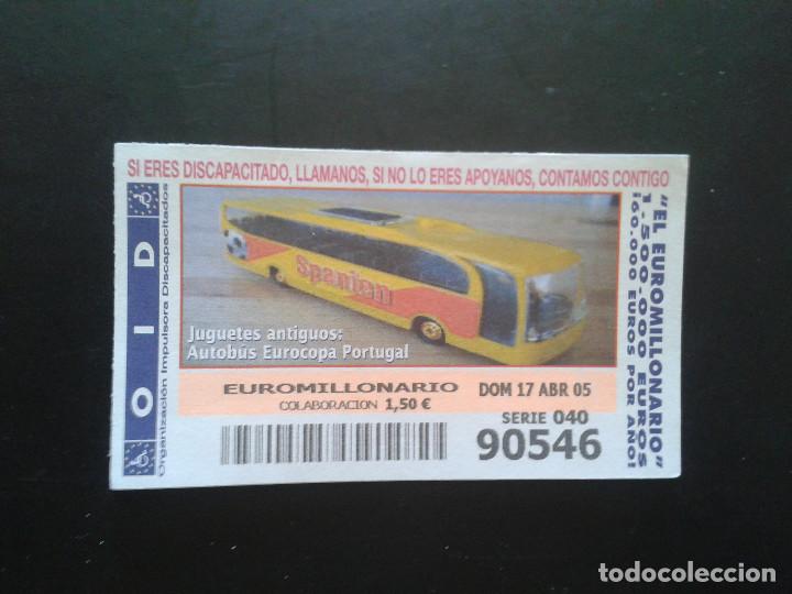 ONCE Coupons: CUPON OID (ORGANIZACI&Oacute;N IMPULSORA DISCAPACITADOS). 17/04/2005