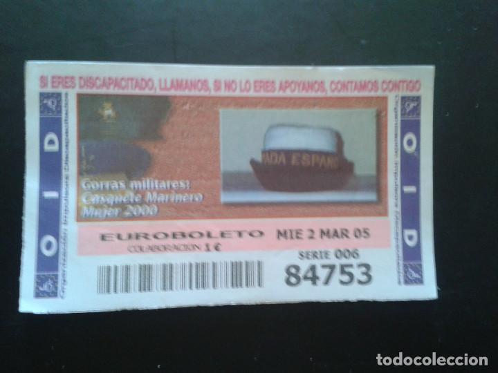 ONCE Coupons: CUPON OID (ORGANIZACI&Oacute;N IMPULSORA DISCAPACITADOS). 02/03/2005