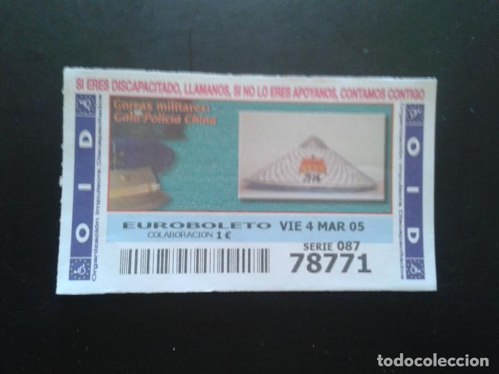 ONCE Coupons: CUPON OID (ORGANIZACI&Oacute;N IMPULSORA DISCAPACITADOS). 04/03/2005