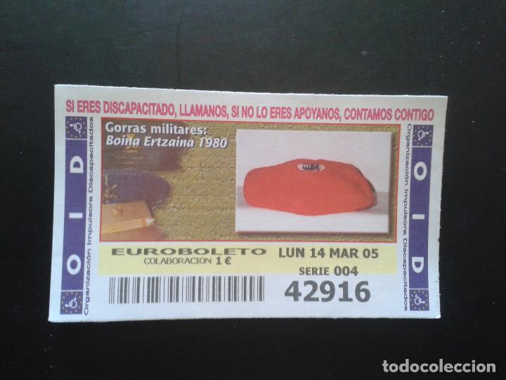 ONCE Coupons: CUPON OID (ORGANIZACI&Oacute;N IMPULSORA DISCAPACITADOS). 14/03/2005