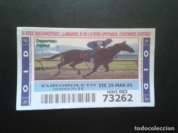 Coupon ONCE: CUPON OID (ORGANIZACI&Oacute;N IMPULSORA DISCAPACITADOS). 25/03/2005