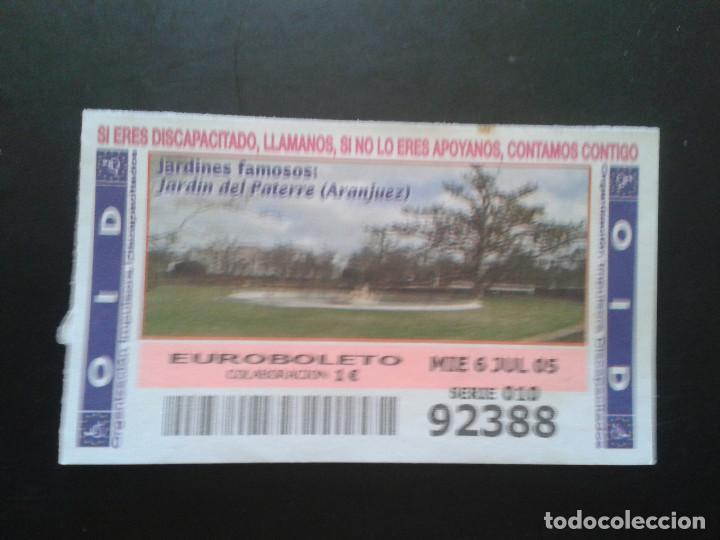 Coupon ONCE: CUPON OID (ORGANIZACI&Oacute;N IMPULSORA DISCAPACITADOS). 06/07/2005