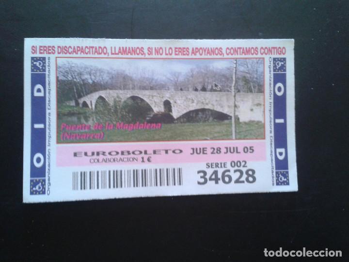 ONCE Coupons: CUPON OID (ORGANIZACI&Oacute;N IMPULSORA DISCAPACITADOS). 28/07/2005