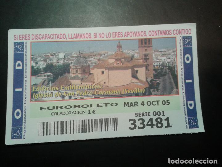 Coupon ONCE: CUPON OID (ORGANIZACI&Oacute;N IMPULSORA DISCAPACITADOS). 04/10/2005