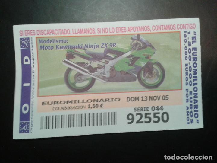 Coupon ONCE: CUPON OID (ORGANIZACI&Oacute;N IMPULSORA DISCAPACITADOS). 13/11/2005