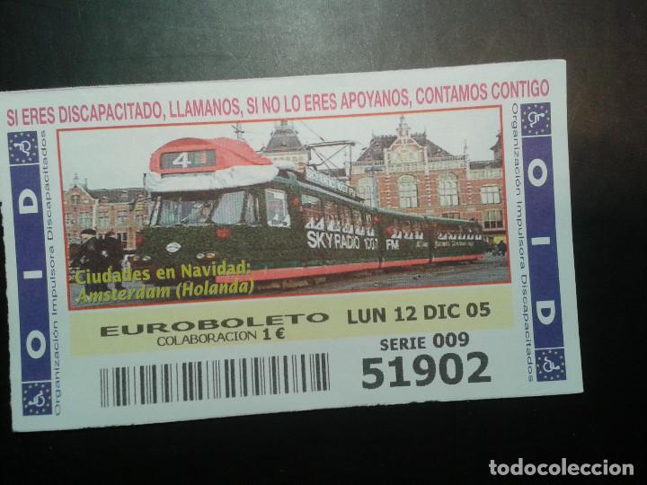 Coupon ONCE: CUPON OID (ORGANIZACI&Oacute;N IMPULSORA DISCAPACITADOS). 12/12/2005