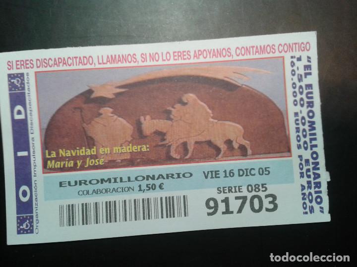ONCE Coupons: CUPON OID (ORGANIZACI&Oacute;N IMPULSORA DISCAPACITADOS). 16/12/2005