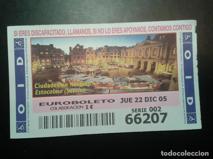 Coupon ONCE: CUPON OID (ORGANIZACI&Oacute;N IMPULSORA DISCAPACITADOS). 23/12/2005