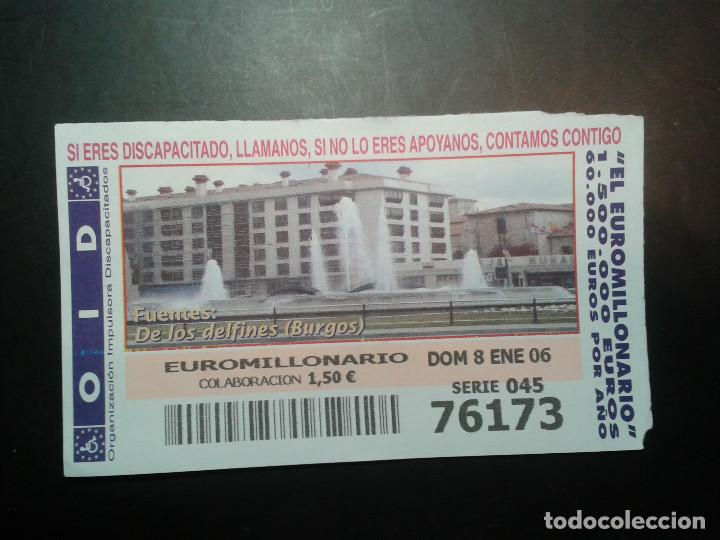 Coupon ONCE: CUPON OID (ORGANIZACI&Oacute;N IMPULSORA DISCAPACITADOS). 08/01/2006