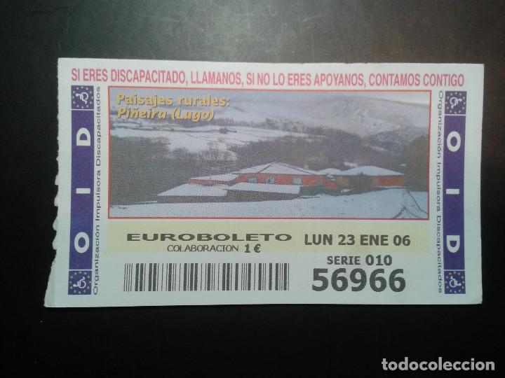 Coupon ONCE: CUPON OID (ORGANIZACI&Oacute;N IMPULSORA DISCAPACITADOS). 23/01/2006