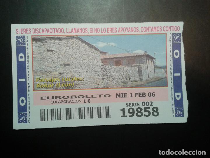 Coupon ONCE: CUPON OID (ORGANIZACI&Oacute;N IMPULSORA DISCAPACITADOS). 01/02/2006