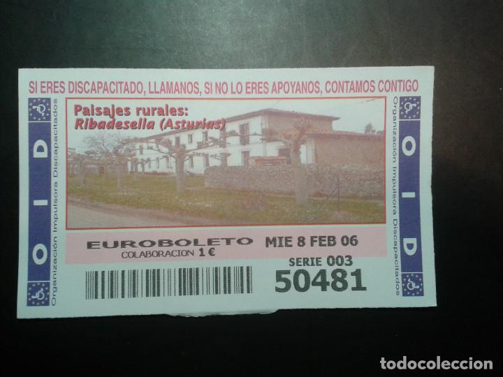 Coupon ONCE: CUPON OID (ORGANIZACI&Oacute;N IMPULSORA DISCAPACITADOS). 08/02/2006